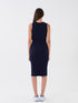 LC Waikiki Crew Neck Window Detailed Women's Bodycon Dress